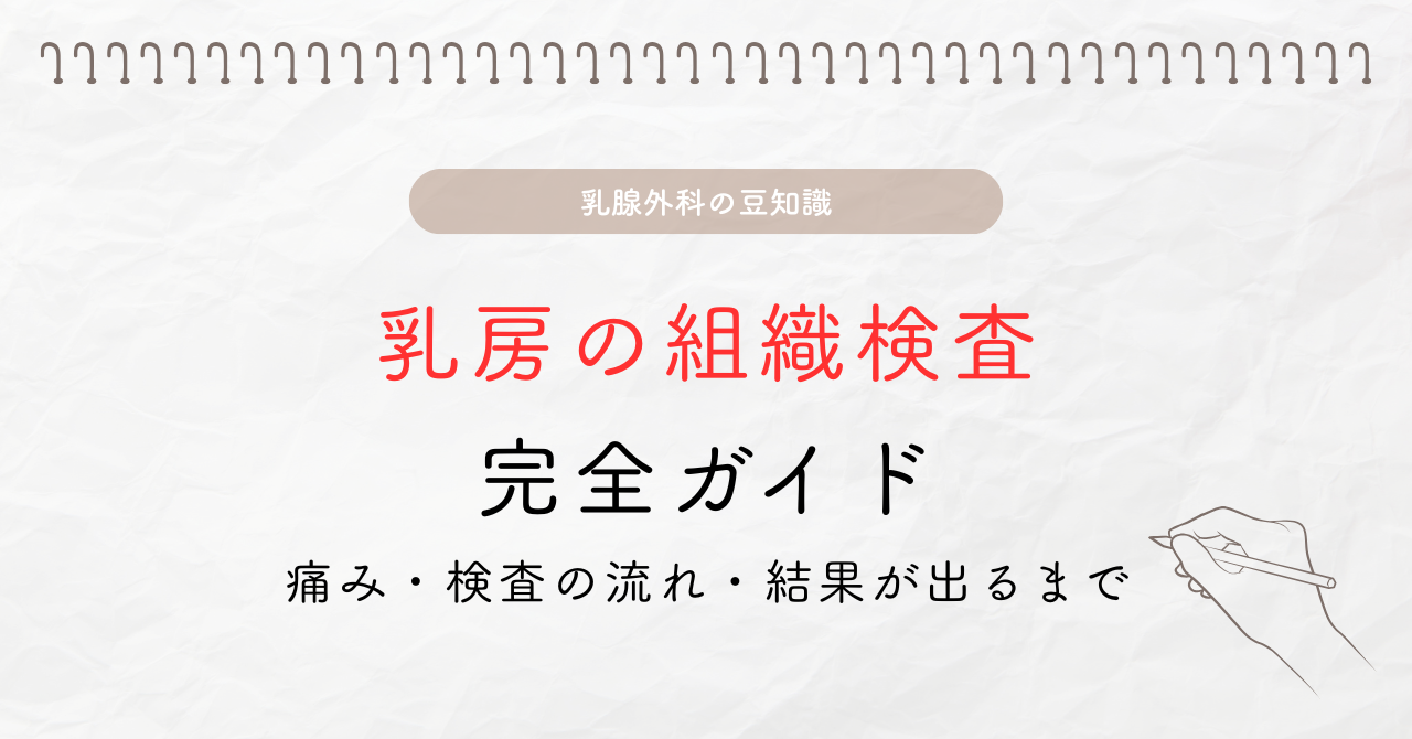 乳房の組織検査とは？
